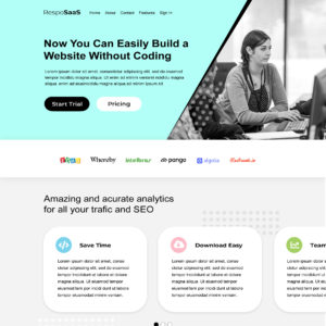 SaaS Website Template