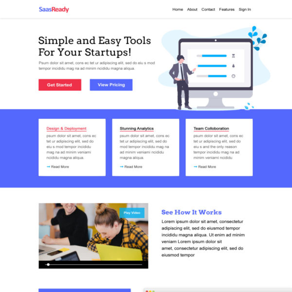 Saas-Landing-Page